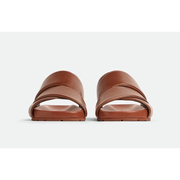 Bottega Veneta Men\'s Bridge Calf Leather Sandals Brown 9 US 754187 IT NIB $990 main image 14